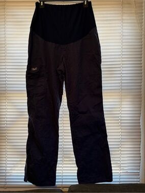 Cherokee Navy Maternity Scrub Pants with stretch Waistband size small
